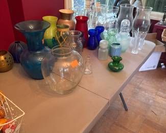 Collection of vases