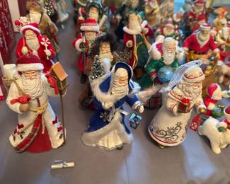 Hallmark Santa collection 