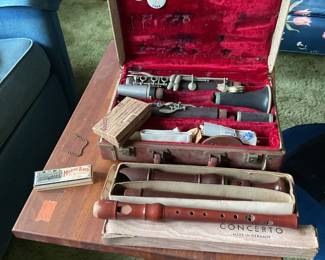 Clarinet  Super 40 by D. Noblet made in Paris - Concerto Recorder Made in Germany