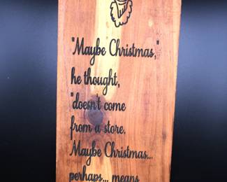 Dr. Seuss wall hanging
