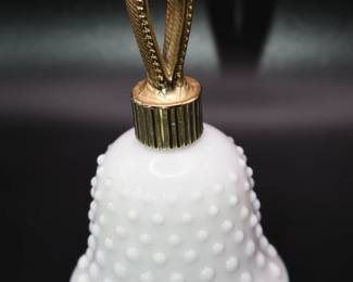 Avon milk glass perfume bottle