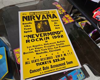 Nirvana concert poster