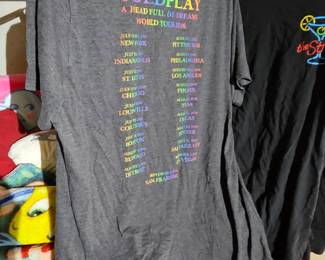 Cold play concert shirt