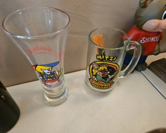 Spuds mackenzie beer glass