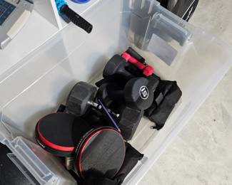 Free weight dumbells