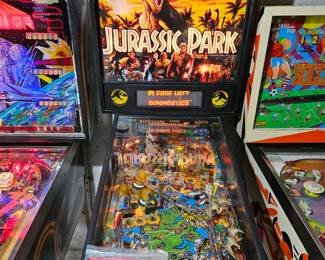 Jurassic park pinball machine