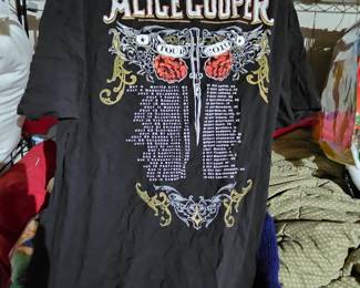 Alice Cooper concert shirt