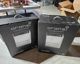 Oransi air purifier machines Both NEW IN BOX