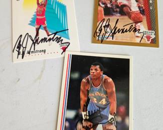 Autograph basketball cards