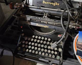 Burroughs typewriter