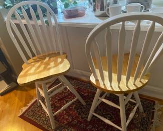 Swivel barstools
