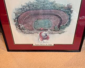 Georgia bulldogs print