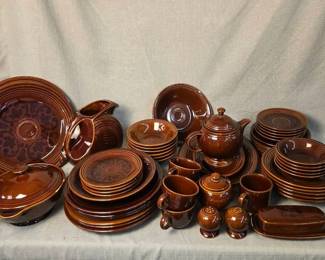 FIESTA 55PC Set Amberstone Brown Large Set