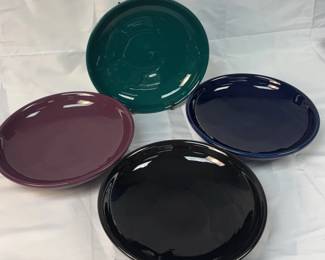 FIESTA 4PC Set Presentation Bowls Retired Evergreen, Heather, Black Cobalt