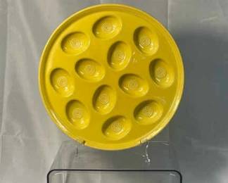 FIESTA 1 PC Round Egg Serving Tray Sunflower