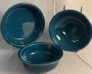 FIESTA 3PC Set Small, Medium Large Serving Bowls Juniper