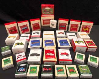 SH332Keepsake Ornaments Trains And Trucks