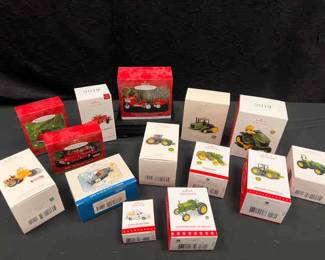 SH321Keepsake Ornaments Tractors And Trucks