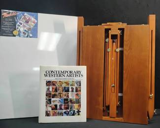 SH304Wooden Artist Easel Canvas