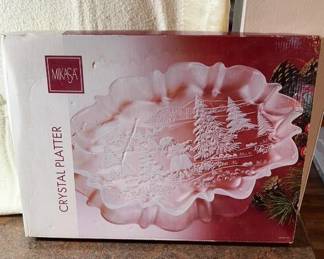 Christmas Mikasa Platter