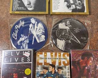 Elvis DVDs and Records