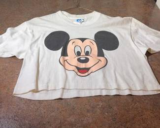 Mickey Crop Top Vintage Shirt