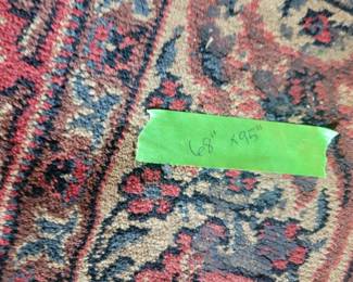 TWO AMAZING LARGE AREA RUGS....GOOD QUALITY...FEELS LIKE WOOL