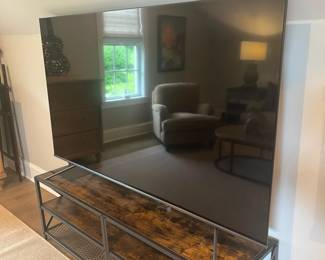 Hisense TV and Console Table