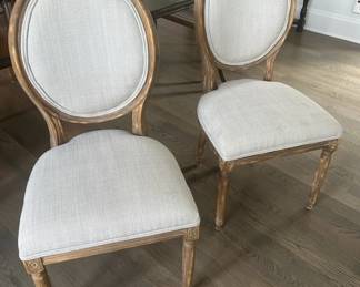 Pair Restoration Hardware Chairs