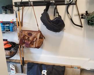 Orvis Bag, Yard Tools and Air Inflator