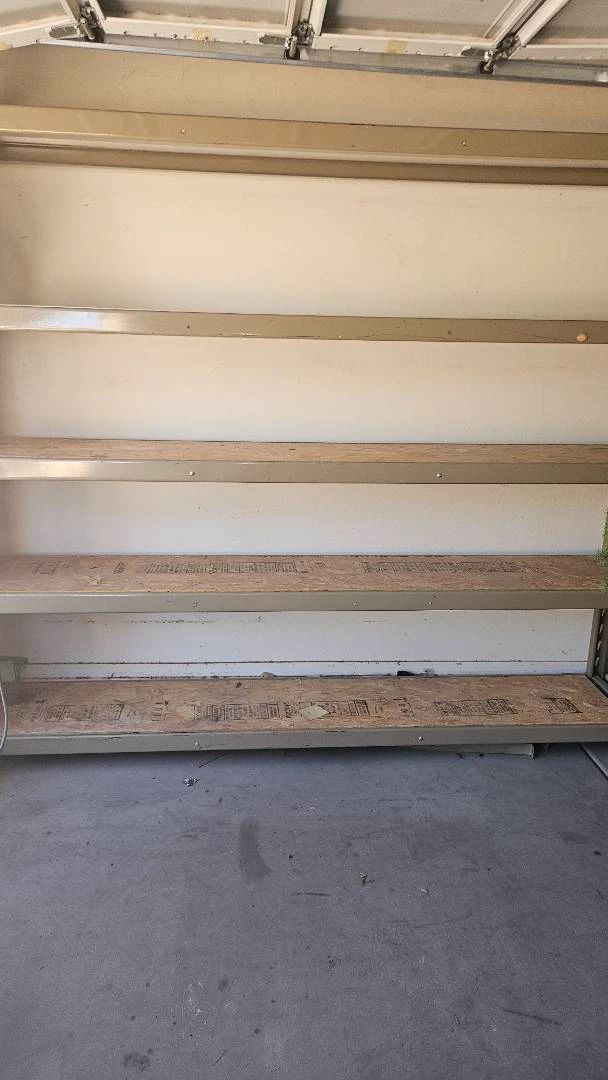 01 Garage Heavy Metal Five Tier Shelving