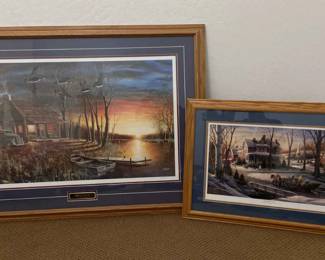 Two Framed Pictures