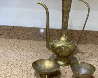 Brass Tea Set