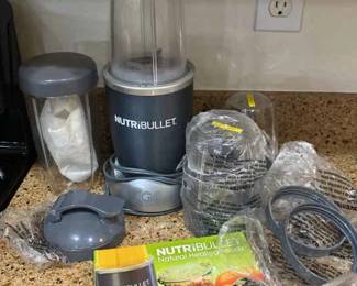 NutriBullet With Cookbook And Lots Of Accessories