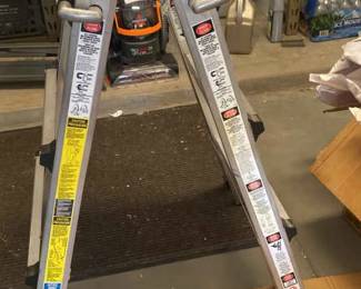 11 Gorilla Ladder And Small Workbench