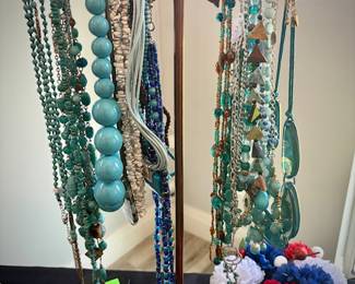 Real and faux turquoise jewelry. Barse, Leekity, Zuni, Navajo, needlepoint / petit point, Blue Copper, Sleeping Beauty. Also, amethyst, fire opal, rhodolite garnet, black opal, white topaz, sterling silver