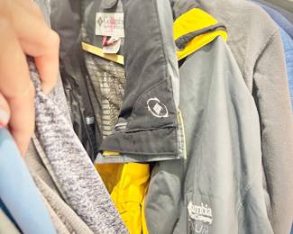Men’s clothing - sports jackets, button down shirts, polos, shorts, etc