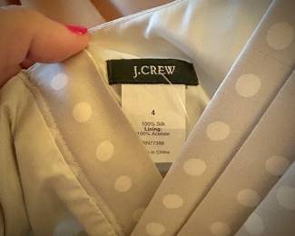 J Crew silk dress