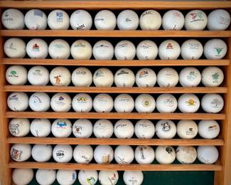 Collector's golf balls