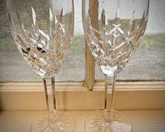 Waterford Araglin crystal wine glasses