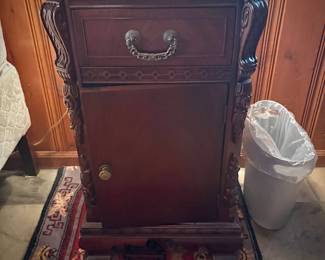 Refinished antique bedroom set - Night stand