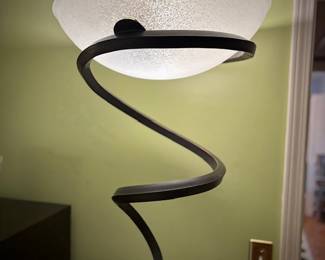 Enzo Ciampalini "Alfea" floor lamp with Murano glass shade