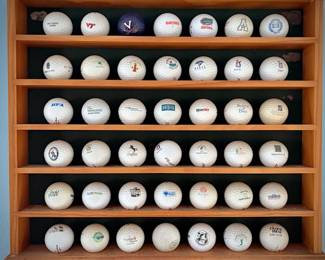 Collector's golf balls