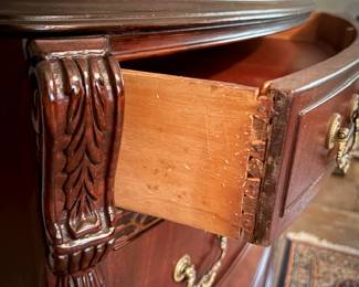 Refinished antique bedroom set - Dresser & mirror