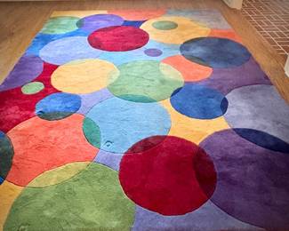 Modern 8x11 wool rug