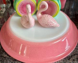 Flamingo Pink Pyrex
