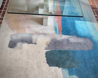 West Elm "Brushed Palette" 6x9 area rug 