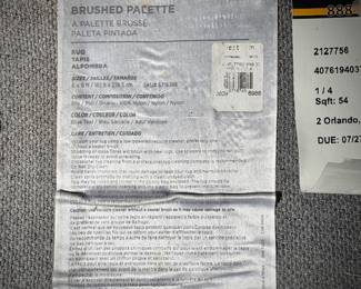 West Elm "Brushed Palette" 6x9 area rug 