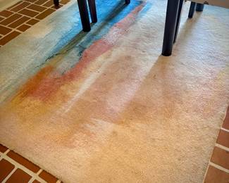 West Elm "Brushed Palette" 5x8 area rug 