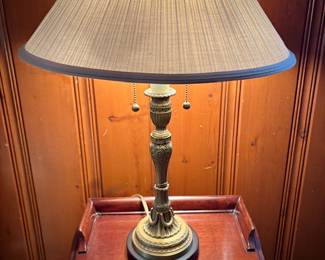 Pair of vintage brass lamps
